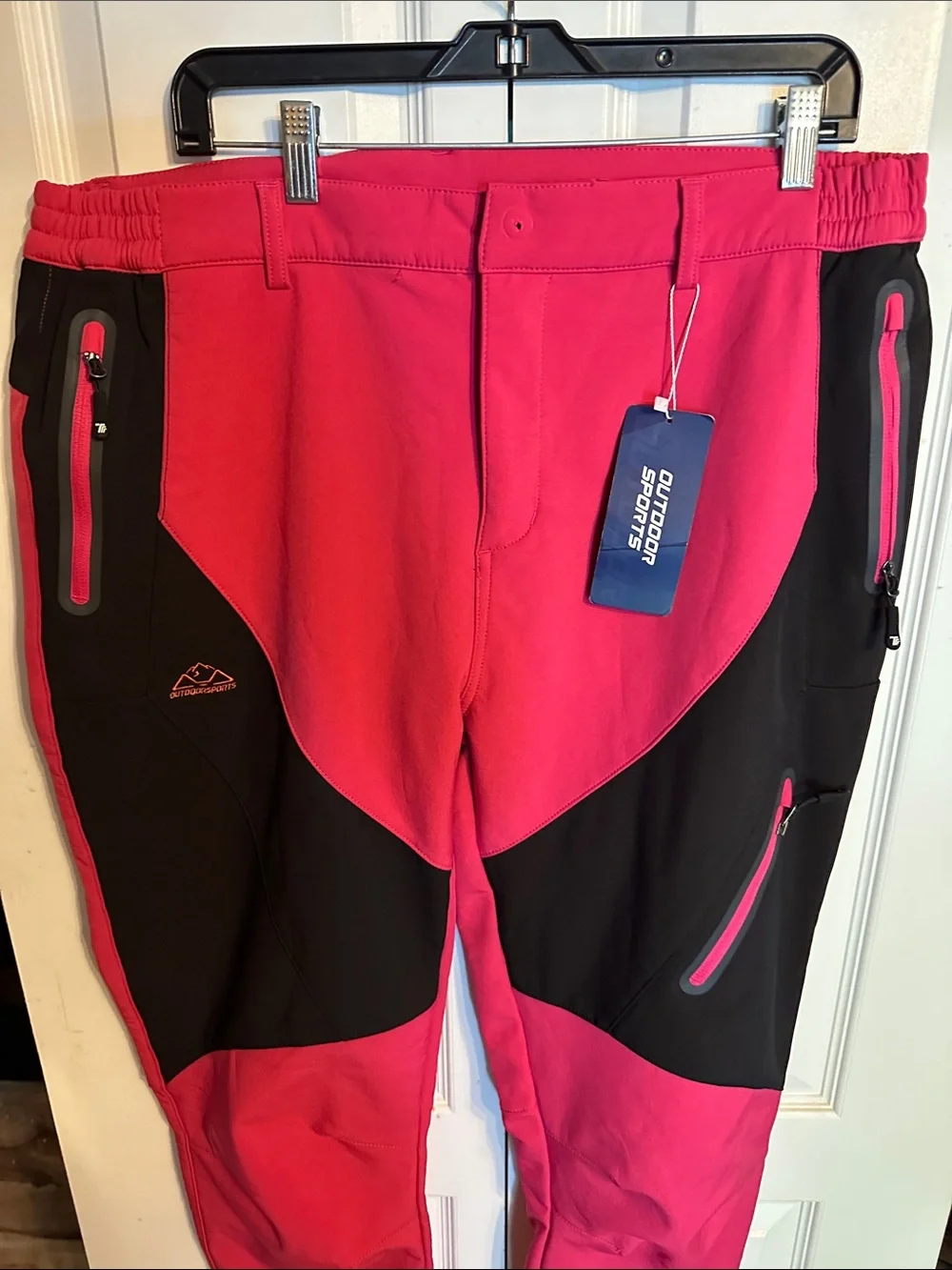 Pink & Black Fleece Joggers